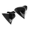 Side Mirror Cover   for Rrview Mirror Housing, 2Pcs Black ABS Replacement 5F0857537B 5F0857538B Set