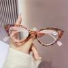 Cat Eye Hyperopia Eyeglasses Anti Blue Light Reading Glasses for Women Men Trendy Colorful Floral Frame Presbyopia Glasses