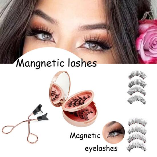 1 комплект магнитных ресниц с пинцетом, естественно выглядящие магнитные накладные ресницы с аппликатором для женщин