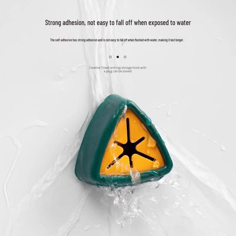 Крючок для полотенец для ванной без сверления - Настенный зажим для полотенец для лица