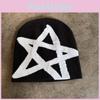 Knit Winter Autumn Hat With High Top Design And Star Pattern For Wear Daily