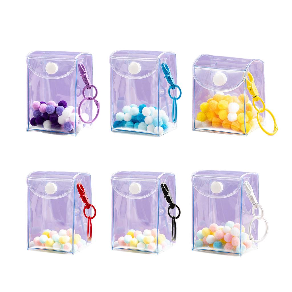 Мини прозрачный ПВХ брелок сумка кукольный витрина модный брелок из ПВХ материал подарок для любителей игрушек и модниц