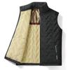 Winter Men's Vests Stand Collar Cargo Sleeveless Jackets Coat Men Versatile Outdoors Thicken Waistcoat