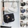 Portable Men Crossbody Bag Quick-dry Mobile Phone Pack Zipper Canvas Shoulder Bag  Daily