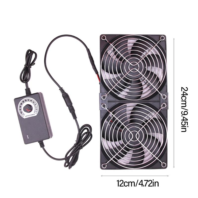 2750RPM 120MM Large Air Volumes 100-240V Mining Machine Workstation Cabinet Server Case Cooling System Fan