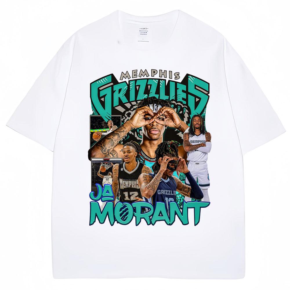 Ja Morant 12 Memphis Graphic T Shirt Basketball Fans Gifts Short Sleeve Vintage Unisex Women Harajuku Fashion Tshirts Streetwear