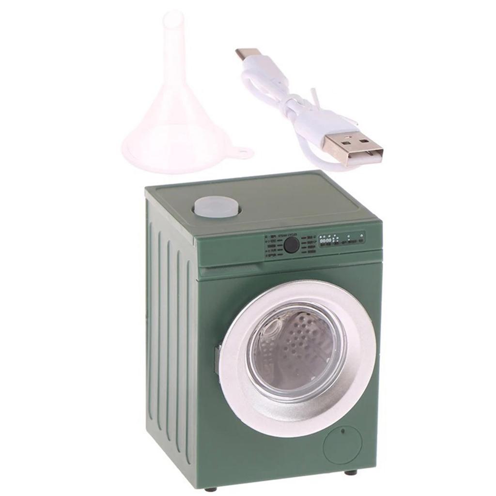 Миниатюрная стиральная машина для кукольных домиков 1:12 масштаб реалистичный отжим и стиральная машина портативный для прачечной кукольных домиков