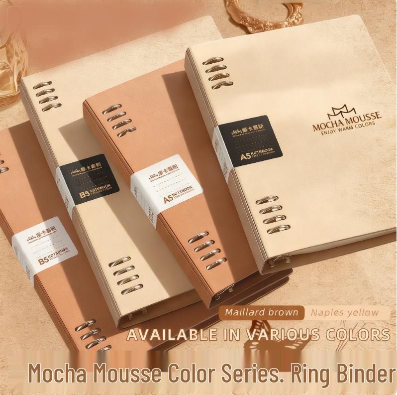 Сменные листы для тетради формата B5 - Гладкий съемный кольцевой механизм