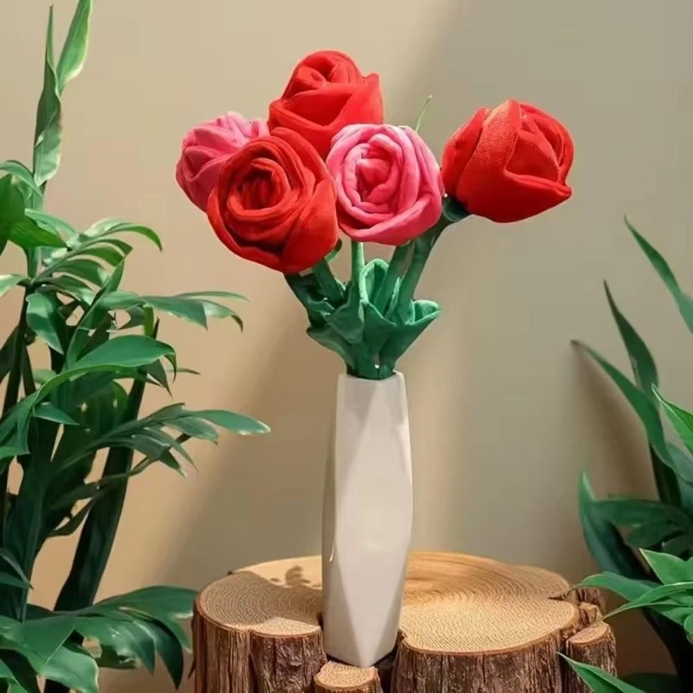 85cm Fabric Sunflowers Simulation Rose Plush Toys New Artificial Roses Home
