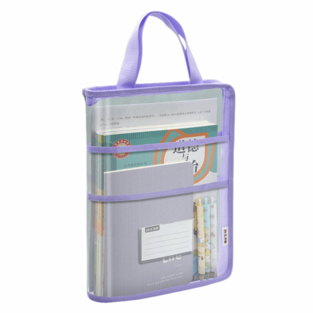 Visible Kids Document Bag A3 Large Zipper Mesh Bags Durable Stationery Organizer  Exam Papers