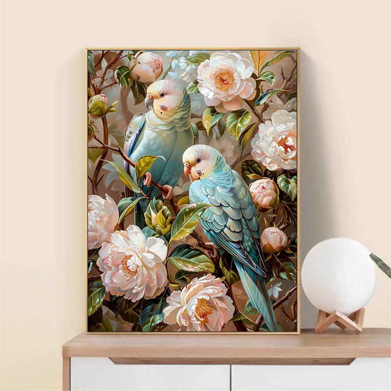 5d DIY Алмазная картина вышивка крестом попугай цветы Алмазная вышивка мозаика полный круглый дрель домашний декор