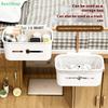 Bedside Storage Basket With Lid, Student Dormitory Bed Head Phone Holder, Space-saving Under-bed Frame
