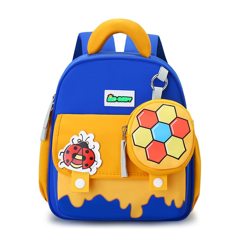 Prince The Frog Anime Pattern Kids Backpack School Bag With Design Ventilated