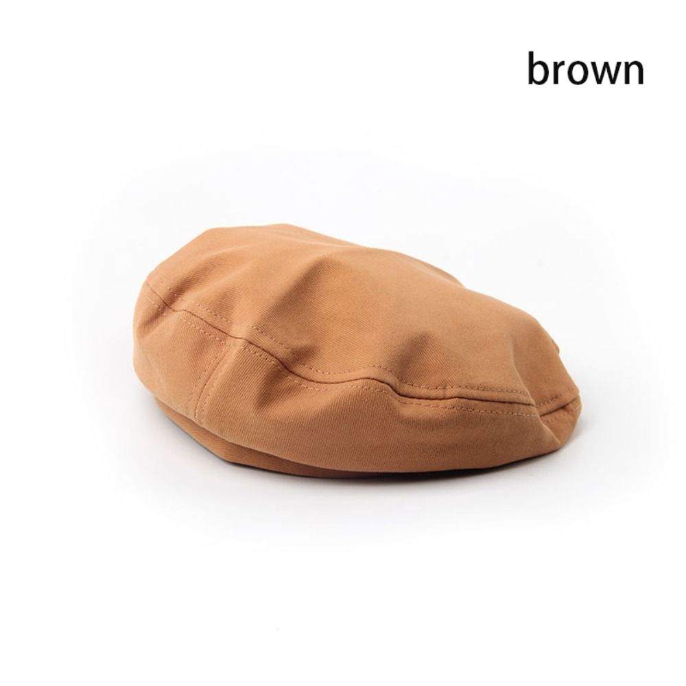 Retro Painter Hat Cotton Flat Cap Korean Version Girl Berets  Women Girl