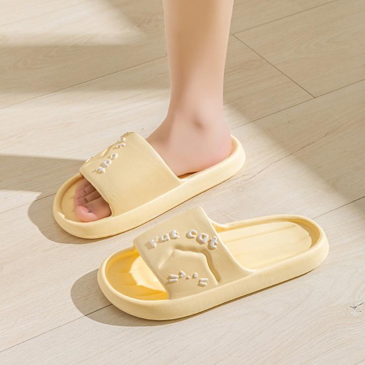 Тапочки из ЭВА для женщин на лето, новые домашние тапочки для душа с защитой от запаха, нескользящие домашние прохладные тапочки для мужчин