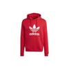 adidas Оригинальная свободная толстовка с капюшоном с логотипом, мужские топы, красная IM4497