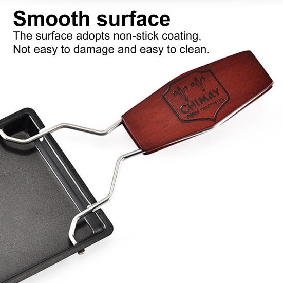 1 Набор Мини-раклетница с антипригарным покрытием Складная ручка Металлический Барбекю Домашний Сыр Раклетница Гриль-пластина Инструмент для гриля