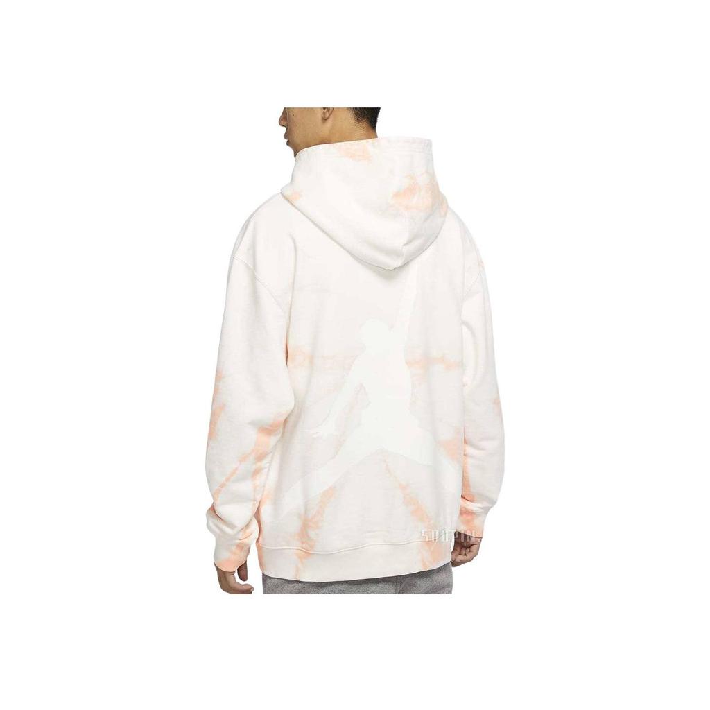 Air Jordan Tie-Dye Hoodie With Large Back Logo Print Men Tops Sail-White DR2647-134