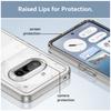 For Nothing Phone (3a) Case TPU Acrylic Clear Phone Cover with Tempered Glass Film
