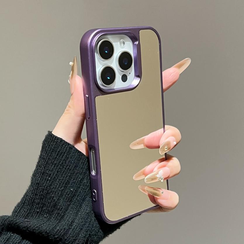 Mirror Make Up Acrylic Phone Case for For Iphone 16 1 14 13 Pro Max 11 12 Ultra Slim Shockproof Thin Cover for For Iphone 16Pro