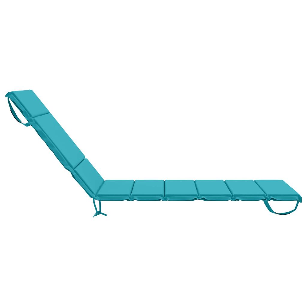 Sun Lounger Cushion GEMERT 100percent Polyester Turquoise