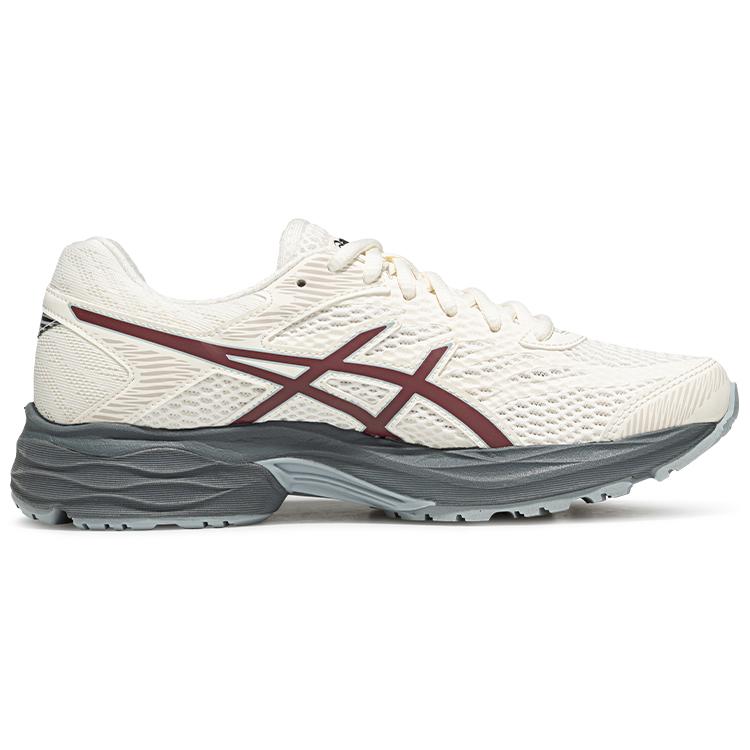 Asics Gel-Flux 4 Модные Универсальные Низкие Кроссовки для Бега Женские кроссовки Белый Красный 1012A523-204