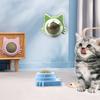 Игрушки-шарики из кошачьей мяты, 1 шт., настенное крепление, вращающееся, лакомство для кошек, закуска, игрушка для котят