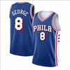 23 Basketball Jersey  Philadelphia  Sleeveless Tank Top Quick Dry Sport Streetwear Fans Training Vest White Blue Family Matching