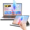 Dobios Laptop N95 Touch Screen 14 Inch Laptop 4C4T Office Equipped with Windows 11 High Speed Heat Dissipation Quiet Tablet PC Million Pixel Web Speed