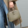 New Autumn and Winter Crossbody Bag Genuine Leather Women's Bag Fashionable and Versatile One-shoulder Hand-held Small Square Bag