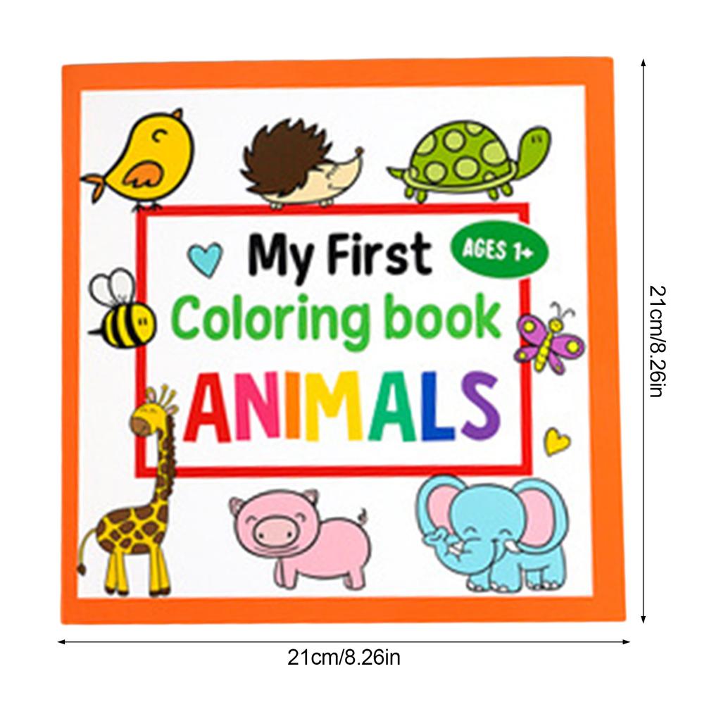 Children Coloring Books 30 Pages Cartoon Animal Drawings For Kids Art Coloring Activity