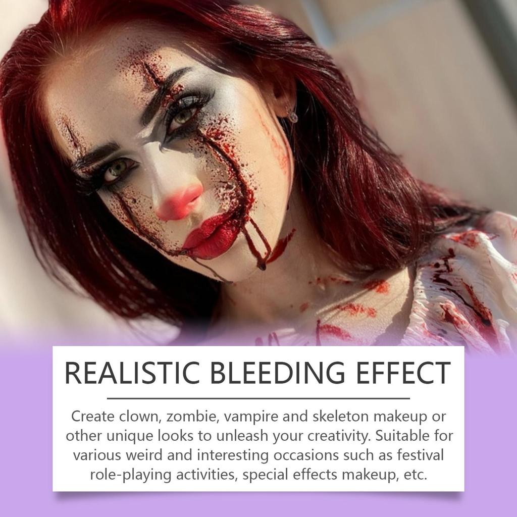 EELHOPE Косметический набор вампира и набор для грима спецэффектов синяков и искусственная кровь для фестиваля Хэллоуина и маскарадной вечеринки