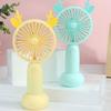 Portable Mini Handheld Small Desk Fan Cooler Cooling USB Rechargeable Fan