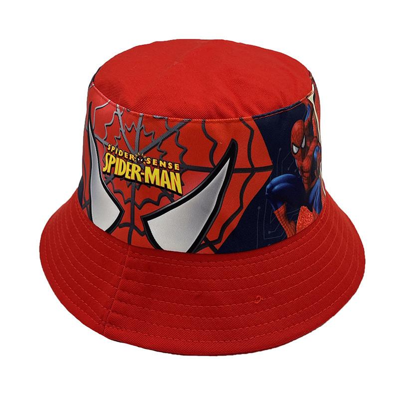 Spider Man Childrens Sun Hat With Wide Brim And Breathable Cotton For Summer