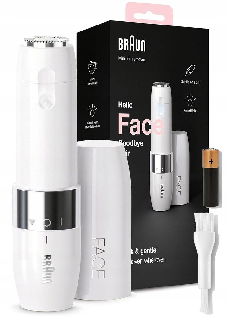 Braun Face 810 Facial Epilator and Cleansing Brush white