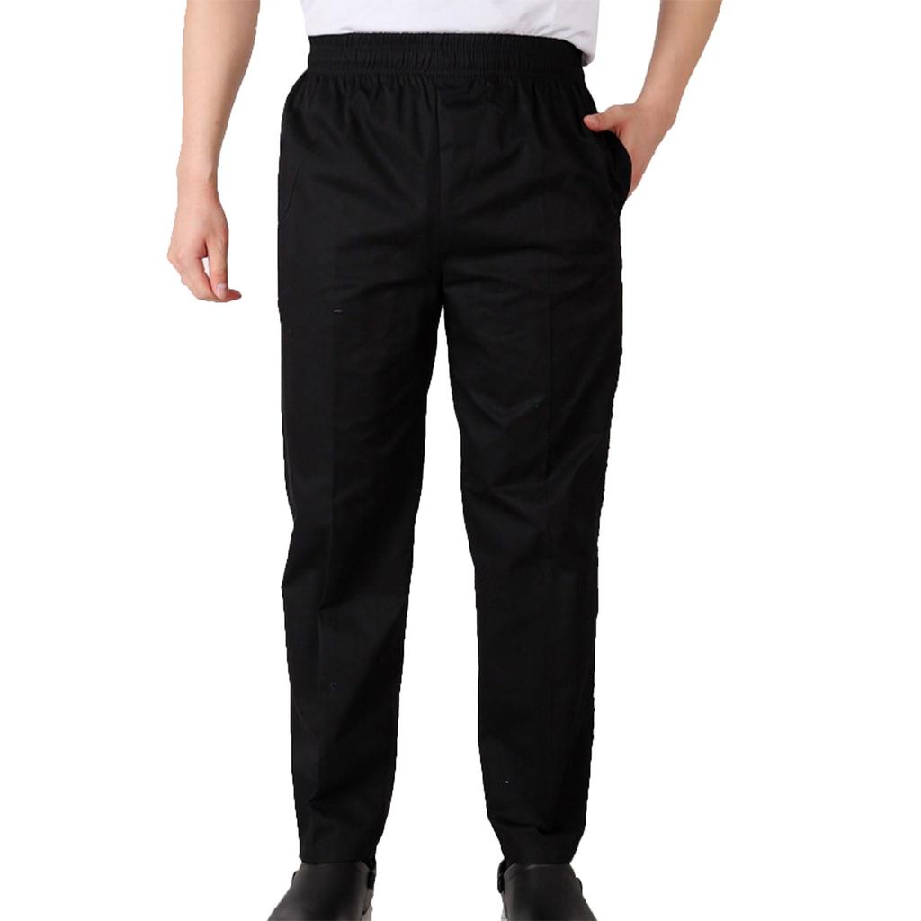 Штаны для гостиничной униформы, полосатые брюки для поваров на кухне, эластичные брюки для официантов в ресторанах