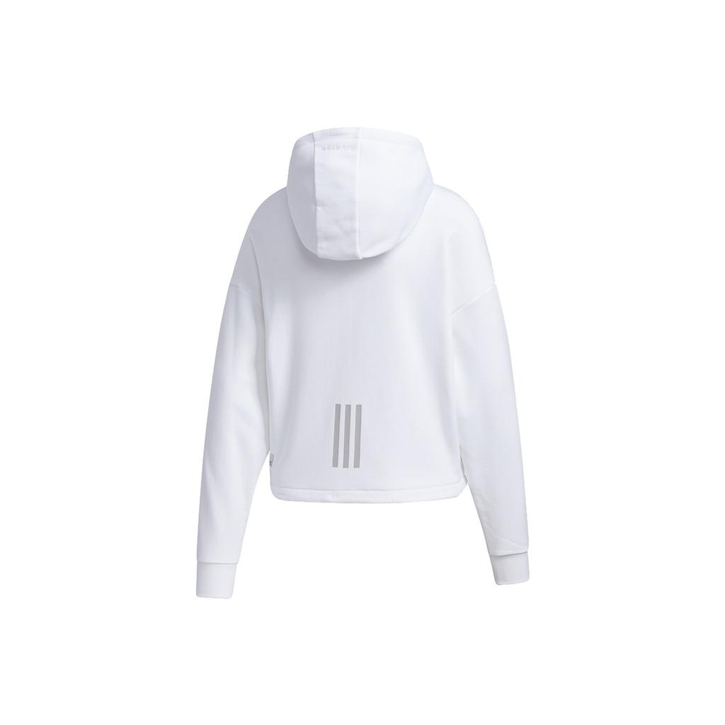 adidas Neo Ss Nov Swh с буквенным принтом, свободная толстовка с капюшоном, женские топы, белые, GL6066
