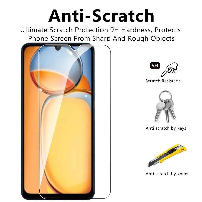 2 шт. Защитная пленка из прозрачного закаленного стекла для экрана Full HD для XIAOMI 12 Lite 13 13T 12T Pro Redmi A3 A3X 13 13C 12 12C 12R Note 13 12s 12 Pro+ 5g 4g