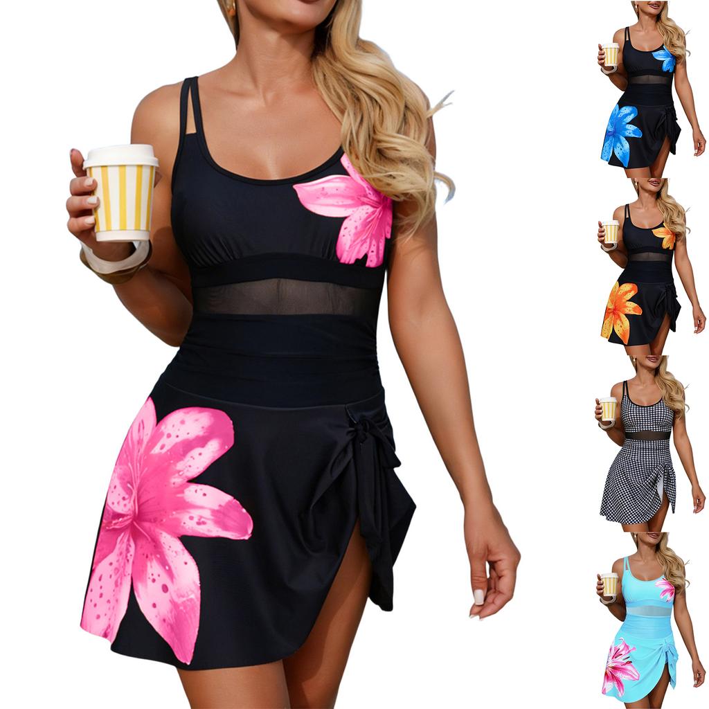 Женский стройнящий слитный купальник с драпировкой на животе Купальный костюм Купальники