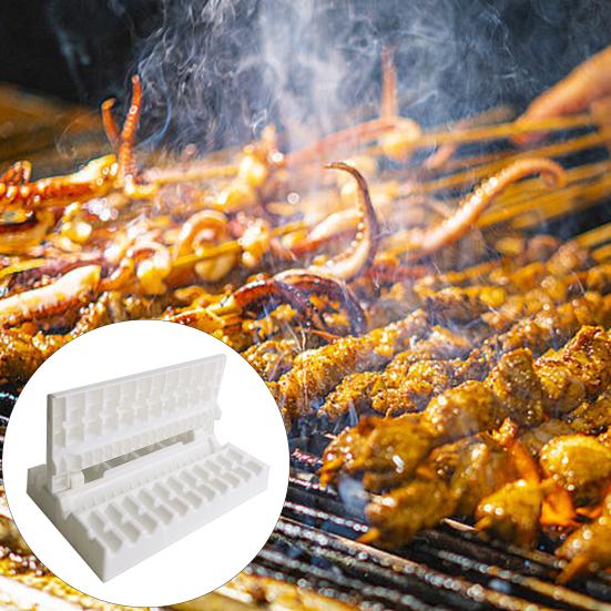 Приспособление для приготовления шашлыка для кебаба 3-в-1 с антипригарным покрытием, инструмент для приготовления кебаба для мяса, овощей, кишечника, простая в использовании ручная машина для изготовления форм для шампуров