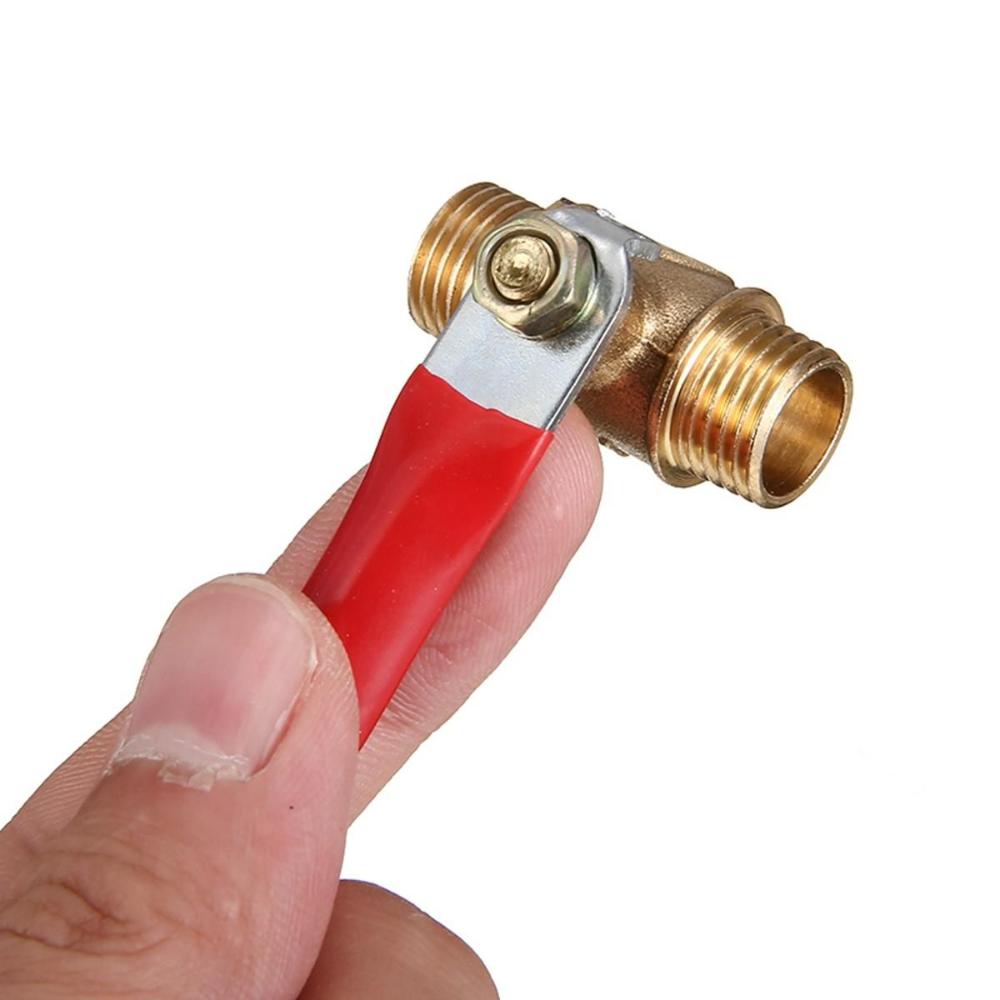 Соединитель для шланга с полным портом Переключатель воздушного компрессора Шаровой кран Фитинги для труб Резьба наружная к наружной