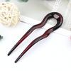 French Hair Pin for Thick Thin Hair U-shaped French Twist Stick Hair Fork Chignons Hair Pins for Styling Accessories