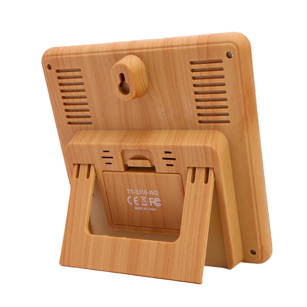 Cordless Weather Station, Color Touchscreen Weather Clock, Indoor Outdoor Thermometer Hygrometer with Remote Sensor,