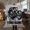 1PC Custom Name Spirit Style Patterned Flannel Blanket Suitable For All Seasons for Home Decor Warmth and Comfort Gifts Holiday Present_lx