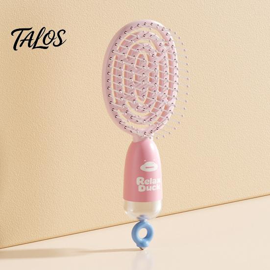 Lightweight Hair Comb Air Cushion Brush with Scalp Massage Bead, Vented Detangling Brush, Anti-Static Long Curly Styling for Women Men Portable