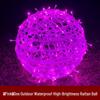 Outdoor Waterproof LED Rattan Ball String Lights for Tree Decoration and Festival Ambiance