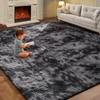 Tie-Dye Plush Carpet Living Room Decoration Soft Fluffy Home Mat Children's Room Baby Crawling Non-Slip Blanket