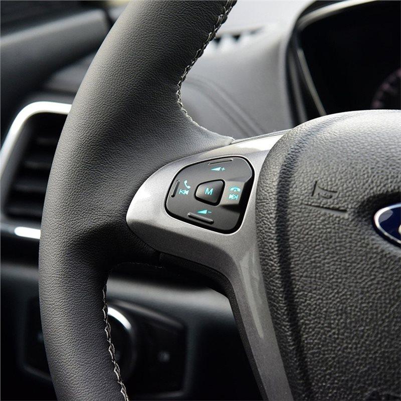 Steering Wheel Volume Control Switch Button Left For Ford Fiesta MK7 MK8 Ecosport 2013 2014 2015 Red Backlight