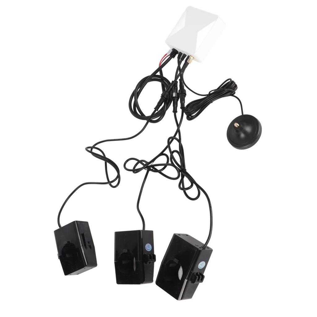 Трехфазный счетчик электроэнергии WiFi Мониторинг в реальном времени через приложение Умный монитор энергии с 3 датчиками тока 500А Уровня цепи 100-240В