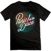 Мужская американская поп-рок группа Panic!Футболка с цветным логотипом At The Disco Черная Большой
